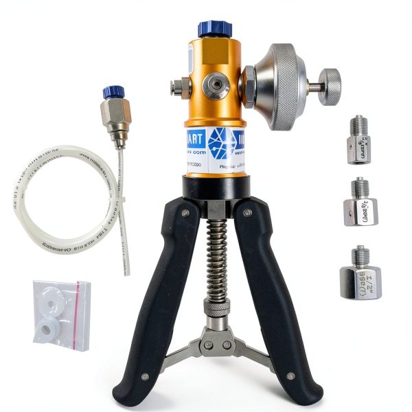 Pressure Calibrator INSTRUKART AI-DP1-2200 with Vacuum Gauge, Aluminum-3