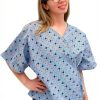 MediComfort Women's Mammography Gown Pack of 3 Polyester Cotton Blend-2