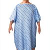 Hospital Gown 5XL Blue Diamond by Careoutfit Premium Cotton Polyester-3