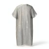 Patient Gown Linteum Textile Supply Black Snowflake Size 6 & 12-0
