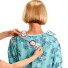 Adaptive Nightgown Comfort Open Back Snap Closure Cherry Blossom XL-4