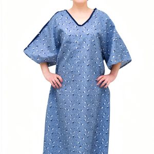Hospital Gown TriPoint3 3-Pack Blue Cotton Blend Unisex M-3XL-0
