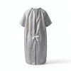 Patient Gown Linteum Textile Supply Black Snowflake Size 6 & 12-1