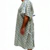 Medical Patient Gown MediGown Unisex Cotton-Poly Blend with IV Snap-3