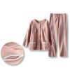 Hospital Gown HealthCare Soft Air Pink Large Patient Bed Gown-0