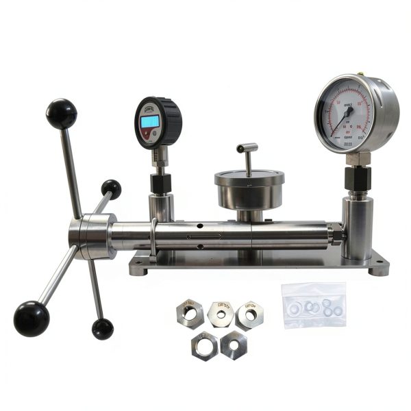 Pressure Calibrator INSTRUKART Bench Type Oil Operated Zero Leakage-4