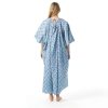 Hospital Gown 5XL Blue Diamond by Careoutfit Premium Cotton Polyester-7