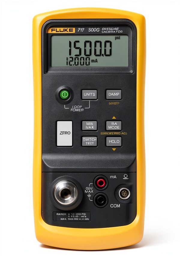 Fluke 717 1G Pressure Calibrator – 0.0001 PSI Resolution, -1 to 1 PSI-0