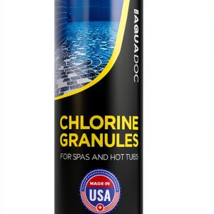 Spa Chlorine for Hot Tub Sanitizer 2lbs - Quick Dissolving Hot Tub Chlorine Granules, Spa Chemicals Made in The USA - AquaDoc-0