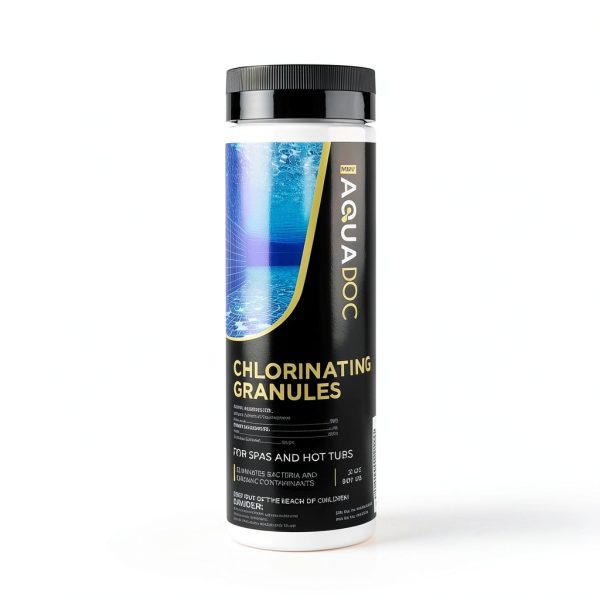 Spa Chlorine for Hot Tub Sanitizer 2lbs - Quick Dissolving Hot Tub Chlorine Granules, Spa Chemicals Made in The USA - AquaDoc-4