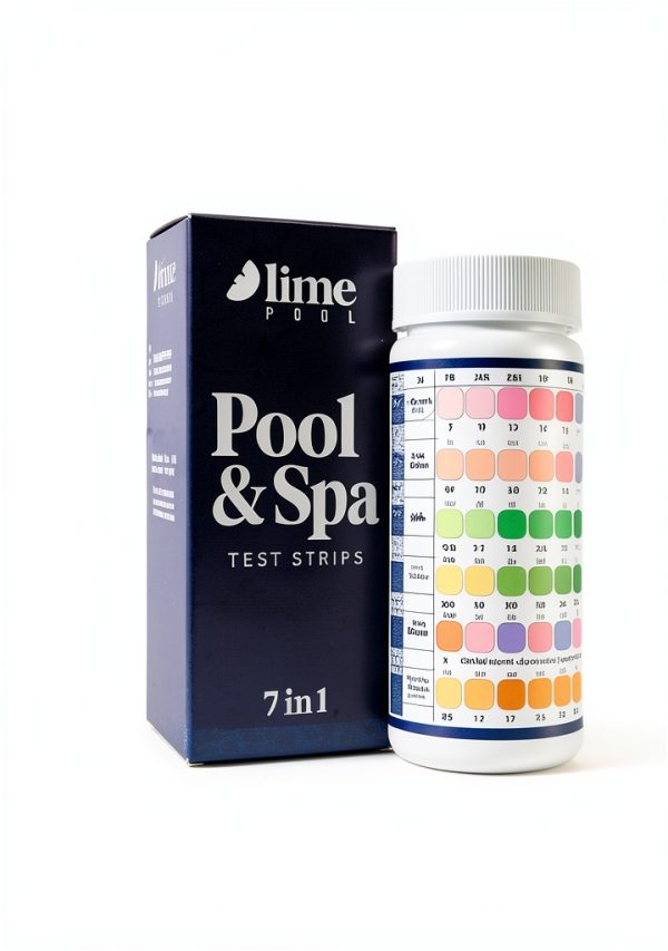162 Pcs 7-Way Hot Tub Pool Test Strips by LIME POOL - Accurate Water-6