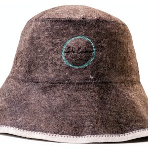 Halsa Sauna Hat, Natural Wool Sauna Cap for Men and Women, Eco-Friendly Insulating Headgear for Spa, Steam Room, Banya, Bathhouse, Comfortable, Breathable, Handmade, One Size Fits All-0