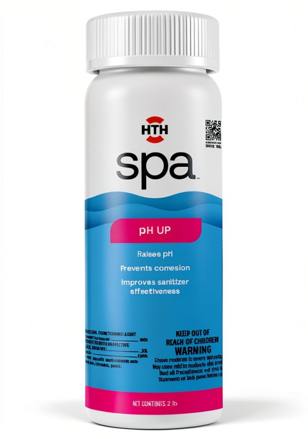 HTH Spa 86133 pH Up, Spa & Hot Tub Chemical Raises pH, Prevents Corrosion, 2 lbs-0