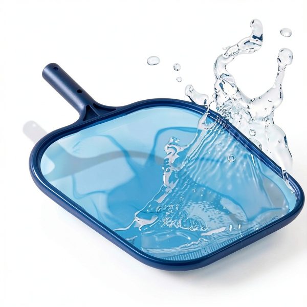Sunnyglade Heavy Duty Pool Leaf Rake with Fine Mesh Net, 17.5x11.8in-2