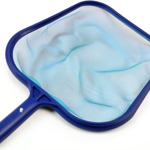 Sunnyglade Heavy Duty Pool Leaf Rake with Fine Mesh Net, 17.5x11.8in-0