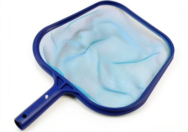 Sunnyglade Heavy Duty Pool Leaf Rake with Fine Mesh Net, 17.5x11.8in-0