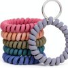 LGEGE 6PCS Stretchable Wristband Keychain for Sauna Gym Pool-0
