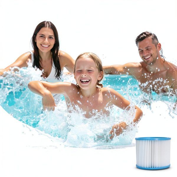 Hot Tub Filter Cartridge Size VI for Bestway, Lay-Z-Spa, Coleman SaluSpa 90352E 58323, 6 Pack-1
