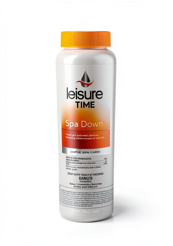 Leisure Time 22338 Spa Down, pH Reducer for Hot Tubs and Spas, Prevents Scaling and Clouding, Compatible with Various Sanitizers, 2.5lbs-3