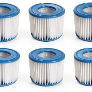 Hot Tub Filter Cartridge Size VI for Bestway, Lay-Z-Spa, Coleman SaluSpa 90352E 58323, 6 Pack-0