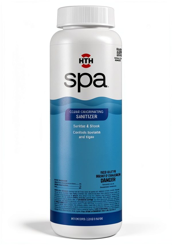 HTH Spa 86134 Clear Chlorinating Sanitizer, Spa & Hot Tub Chemical Controls Bacteria and Algae, 2.25 lbs-1