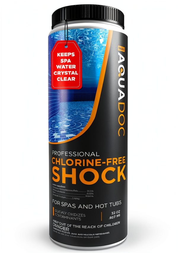 Non-Chlorine Spa Shock for Hot tub - Chlorine Free Tub Treatment & Enhanced to Assist Bromine Suitable Oxidizer Oxidizing by AquaDoc-0