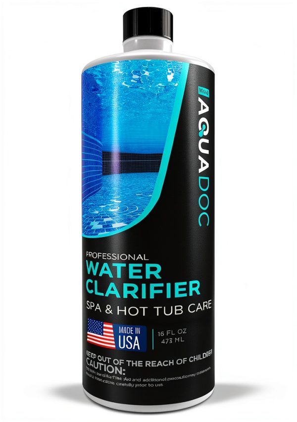 Spa Clarifier & Hot Tub Clarifier for Fast Acting Cloudy Water Treatment, The Spa Clarifier Hot Tub Owners Love, Use Our Hot Tub Water Clarifier to Keep Your Spa Clear & Balanced - MAV AquaDoc 16oz-0